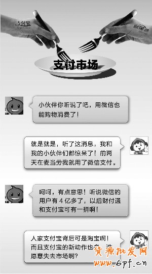 移動支付燃硝煙 財付通借微信挑戰支付寶