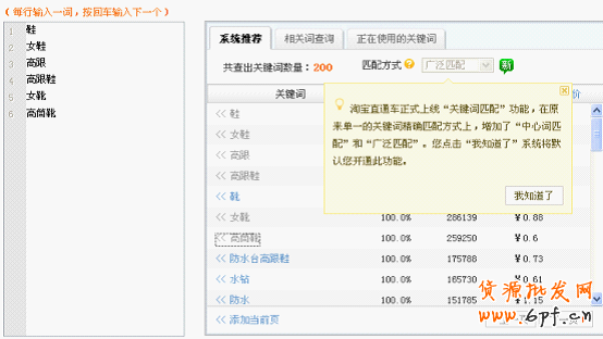 如何設(shè)置淘寶直通車競價詞