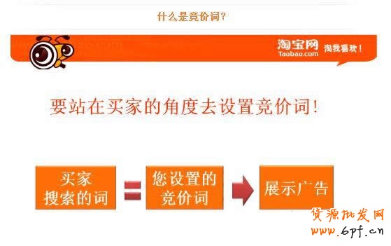 淘寶直通車競價關(guān)鍵詞